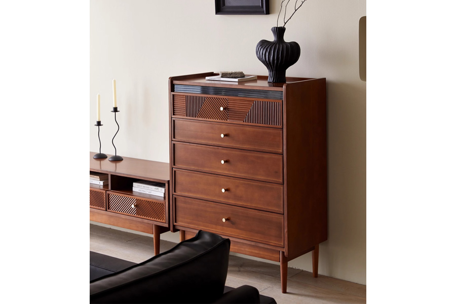 Side cabinet Mid-century style side cabinet Multifunctional side cabinet Vintage side cabinet