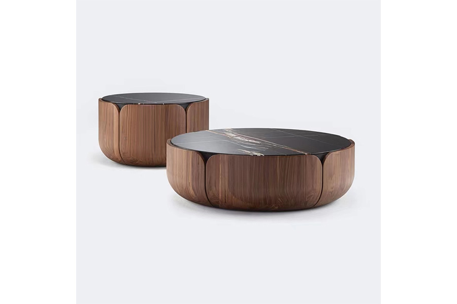 Circle coffee table set Medieval style coffee table fashion design coffee table French vintage coffee table