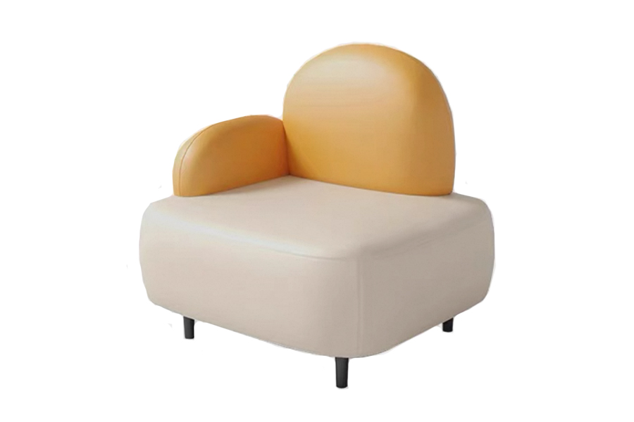 Single seating booth solid wood booth sofa Booth sofa for project Customized booth sofa