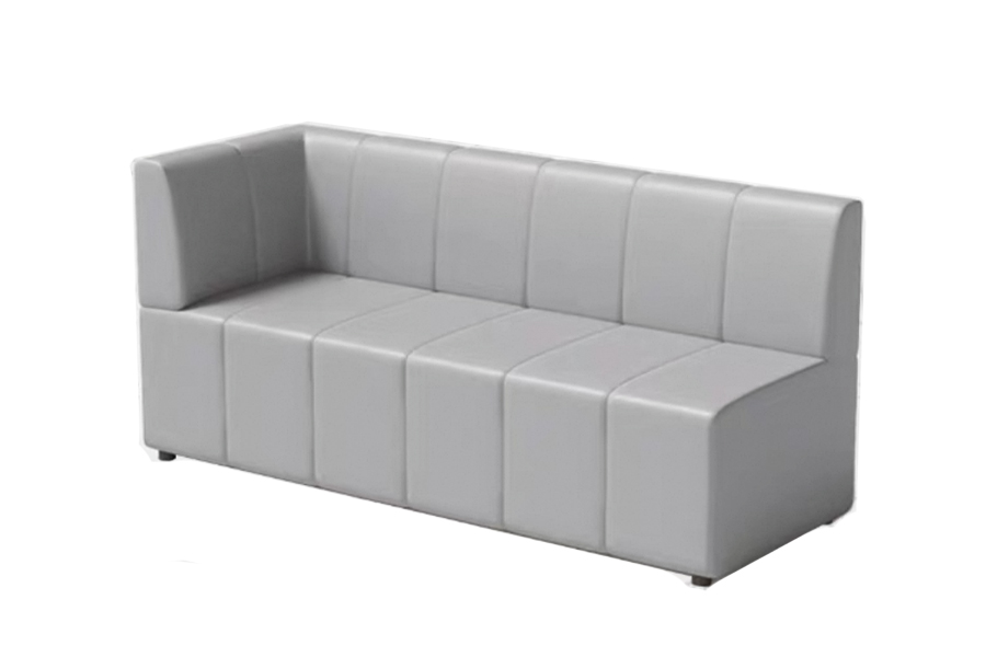 Upholstered Modern High-Back booth sofa Modern armless booth for restaurant Customized booth sofa