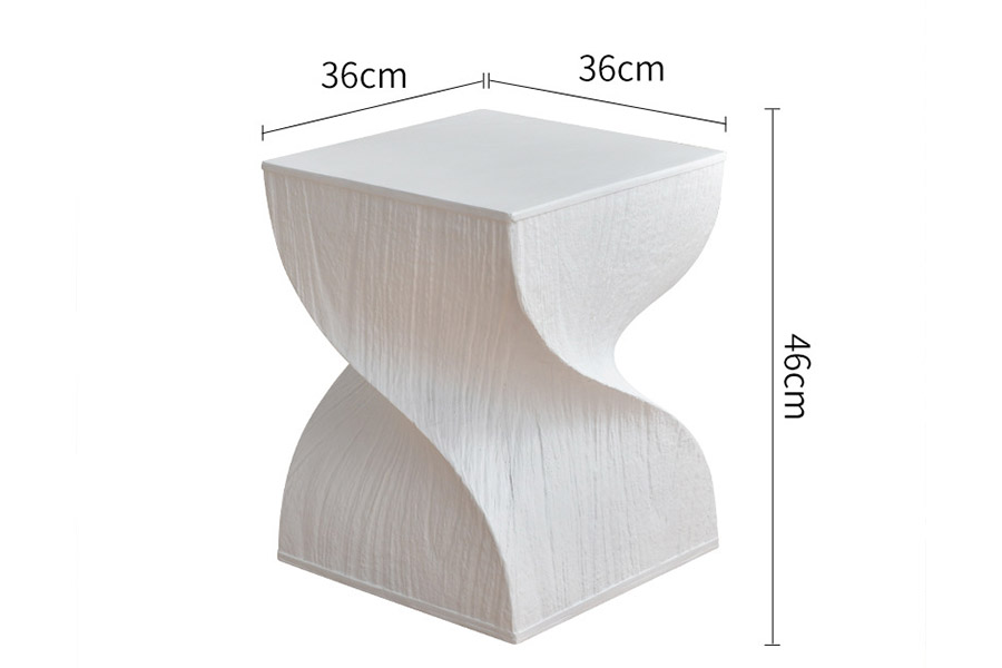 Vintage style living room sofa side table Hotel bedroom  faux wood grain  multi-purpose side table