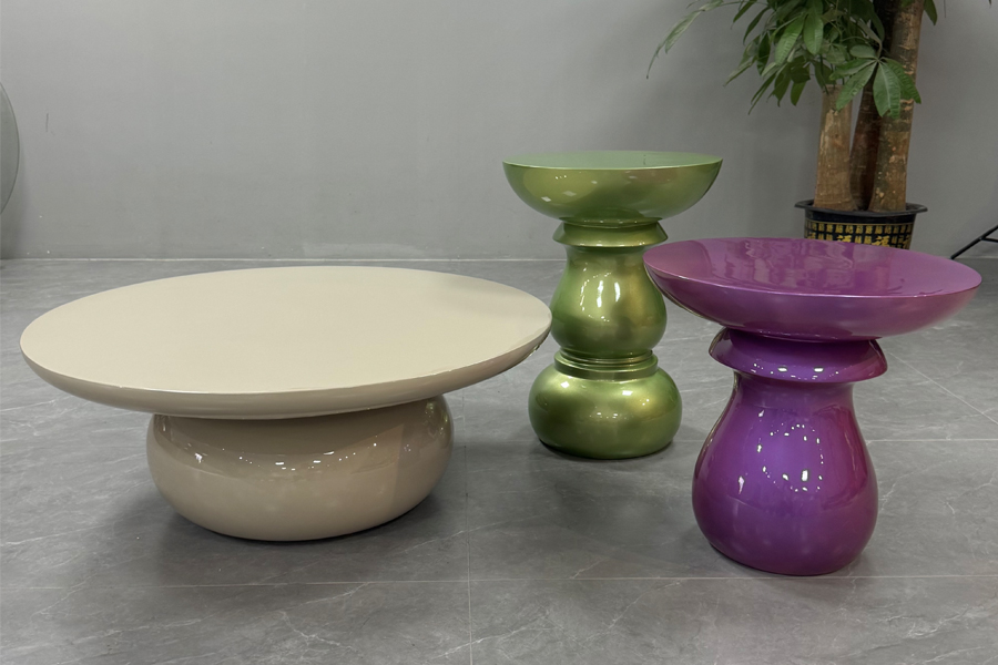 Fiberglass coffee table Outdoor coffee table Fashion design coffee table Modern style coffee table