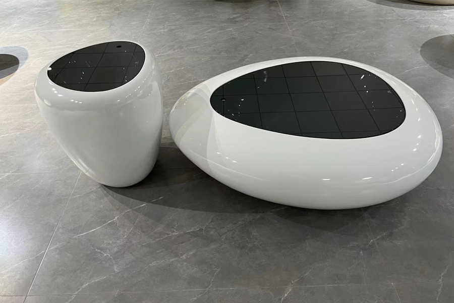 Fiberglass coffee table Outdoor coffee table Modern style coffee table Fashion design coffee table