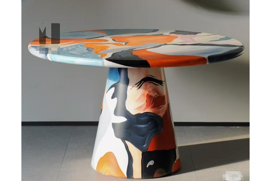 Fashion design dining table Modern dining table Round top dining table