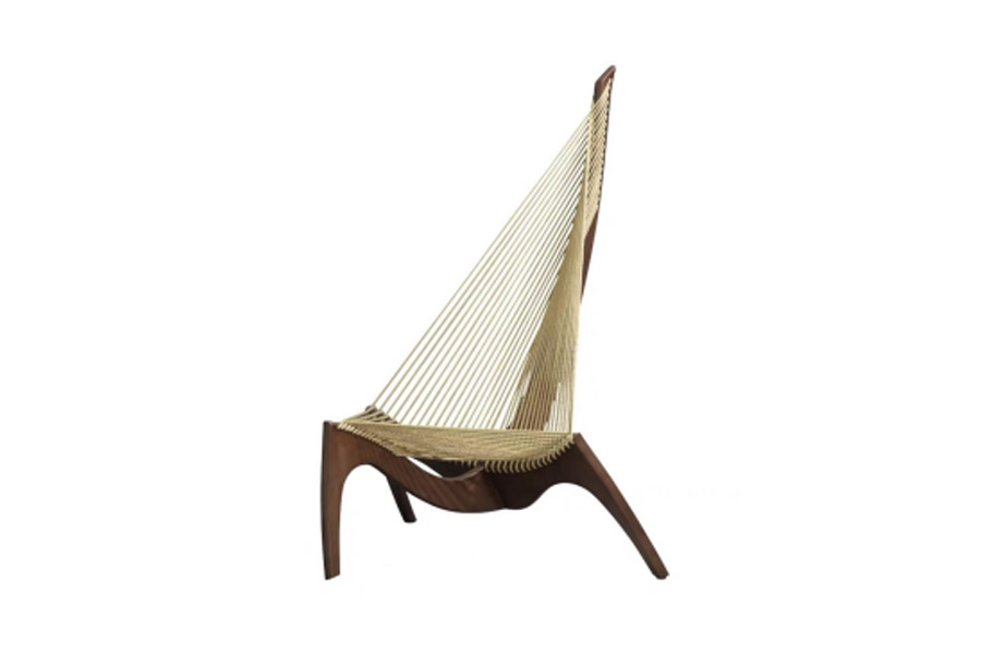 Harp chair fashion design leisure chair wood frame  chair