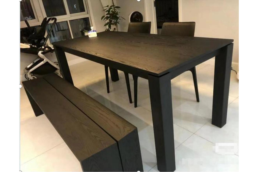 Rectangular Dining Table for Kitchen Wood dining table French vintage dining table