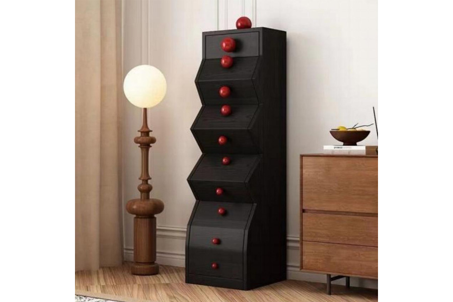 Multifunctional cabinet high cabinet Oak wood cabinet Fashion design cabinet