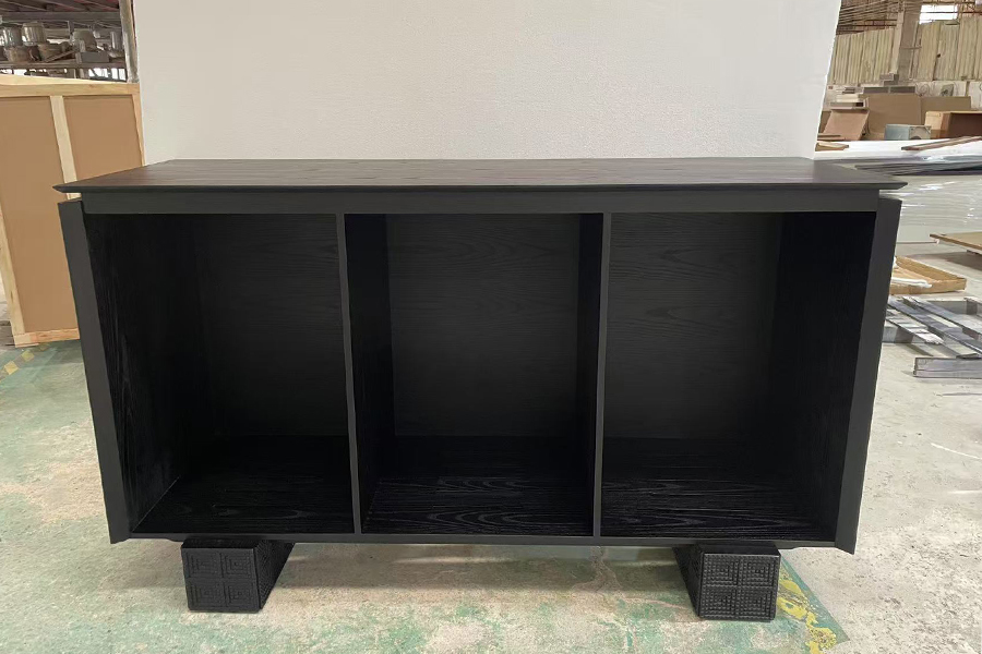 Medieval style Cabinet tailor-made style side cabinet livingroom solid wood side board