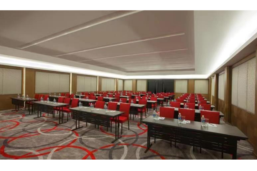 Hotel conference table Collapsible long table Stainless steel training table with flapper folding table