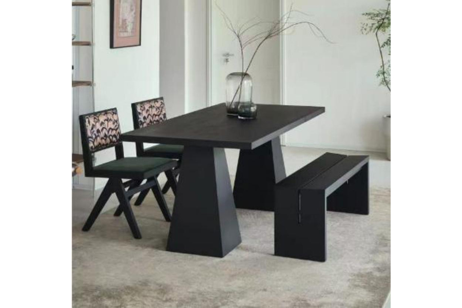 Medieval style dining table wood dining table Rectangular Dining Table for Kitchen