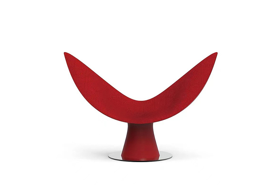 Upholstered Leisure chair Shaped foam leisure chair Whale tail leisure chair