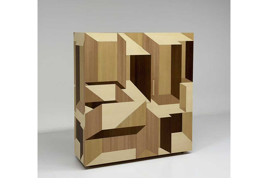 Modern geometric shape decorative cabinet Inlay side cabinet kitchen cabinet