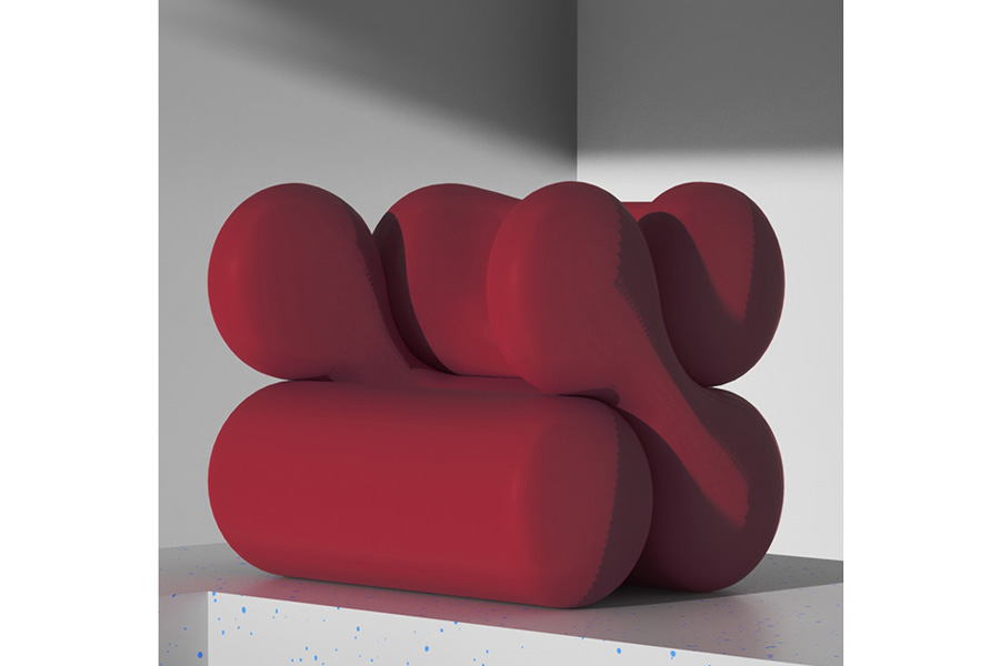 Upholstered Leisure chair Shaped foam leisure chair Fashion design leisure chair
