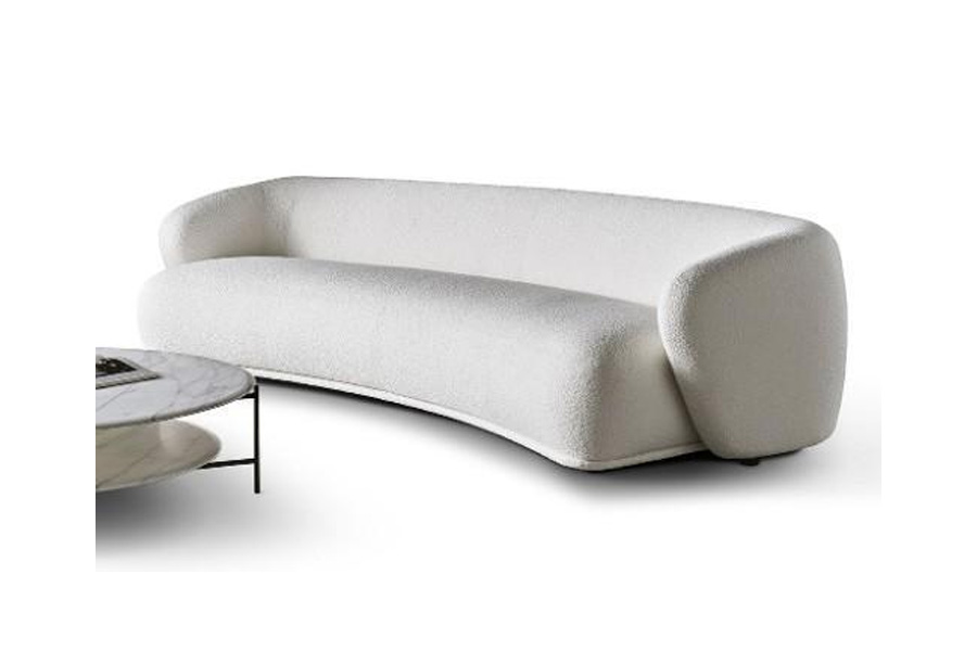 Sofa-Living room villa designer luxury furniture set - Nordic modern Italian minimalist fabric sofa