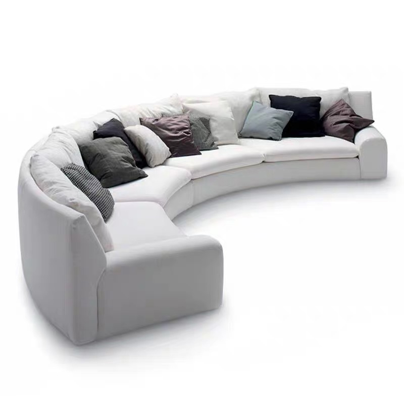 curved sofa