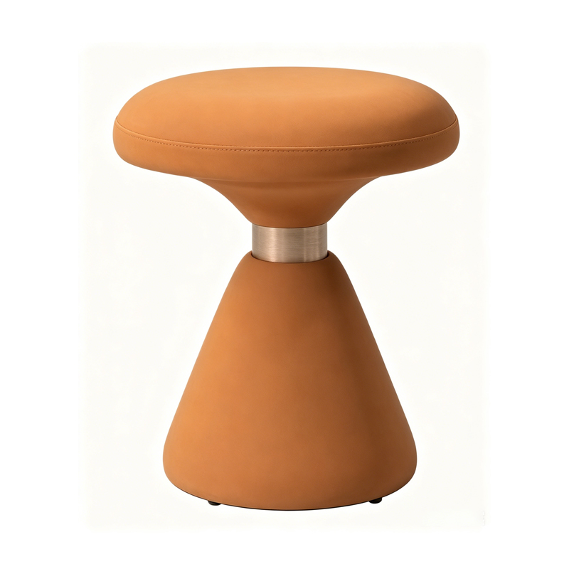 Round Ottoman Vanity Stool Makeup Chair Small Foot Stool Leisure Chairs Decorative Stool