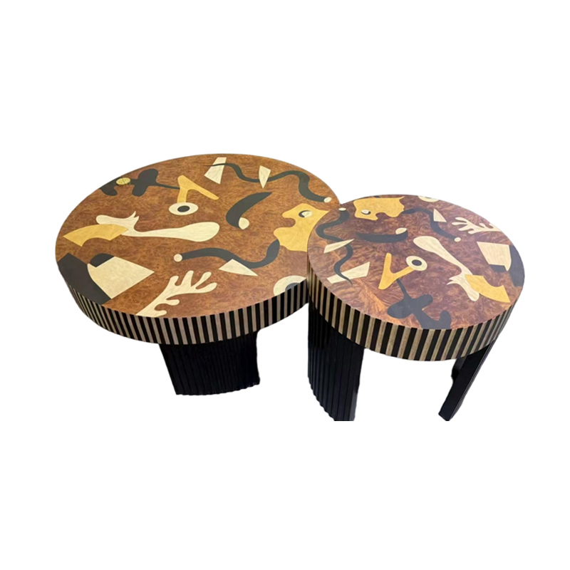 Abstract Art Coffee Table Set