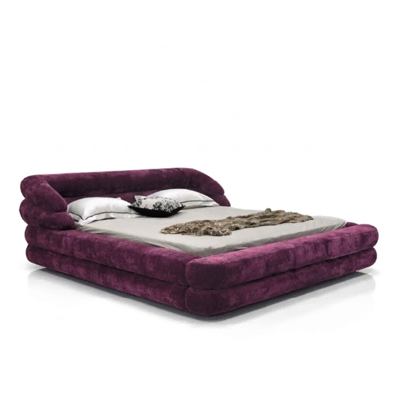 upholstered bed