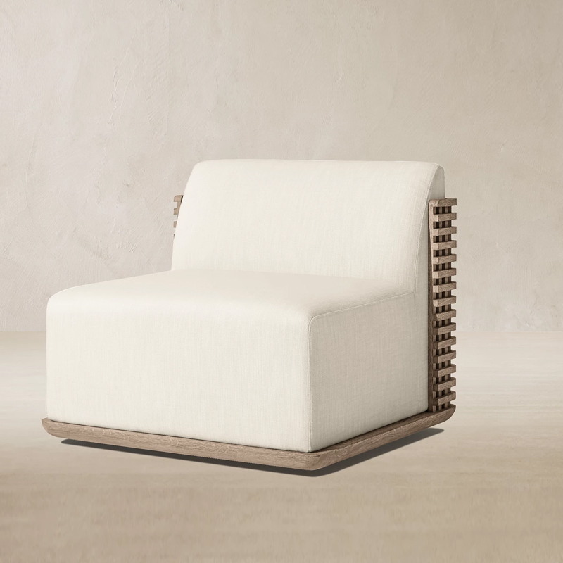 Bronzino outdoor Teak single Sofa