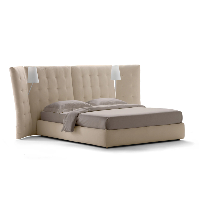 upholstered bed