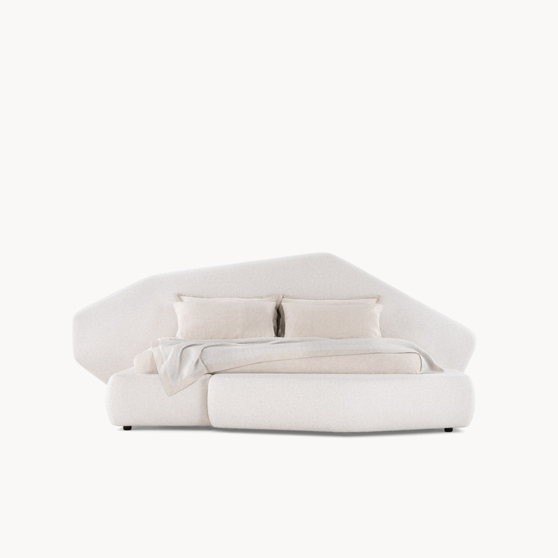 NEOLITO Upholstered fabric double bed