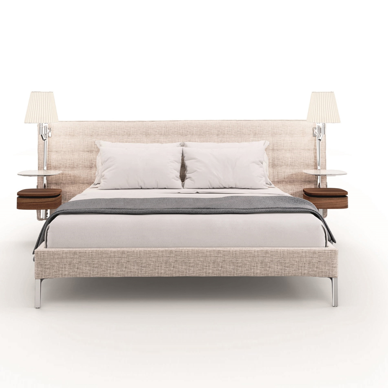 VOLAGE EX-S NIGHT Bed with integrated nightstands