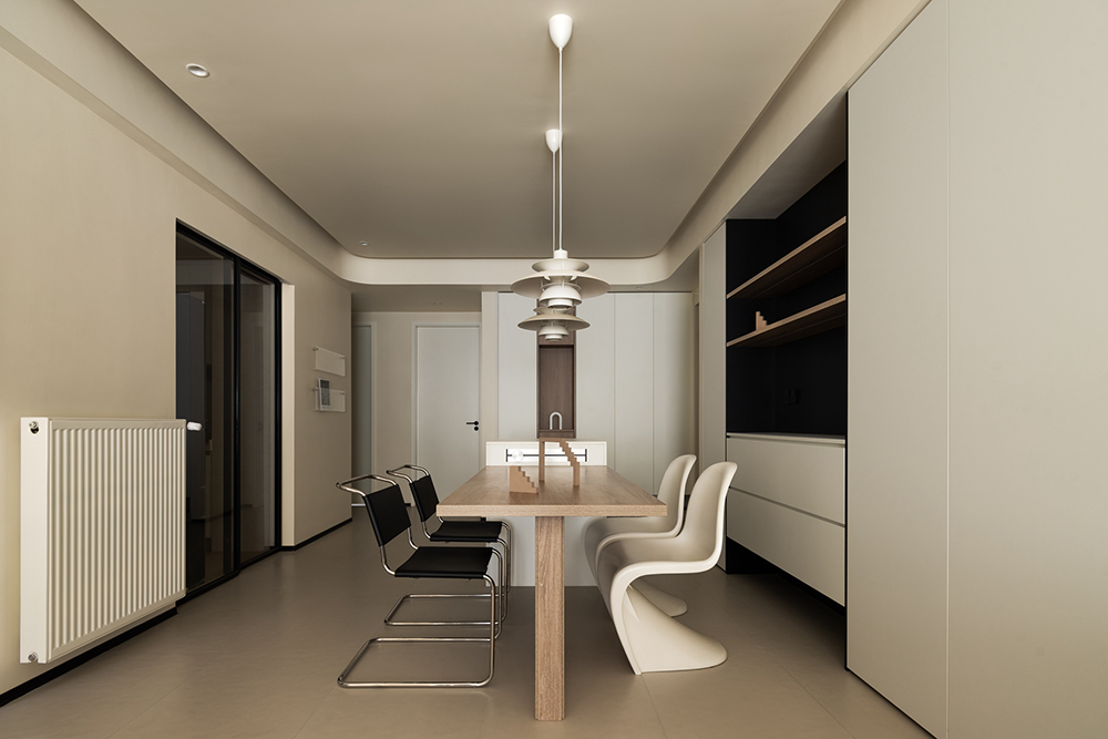 minimalist cream style apartment