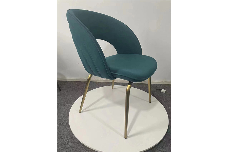 Frans Dining chair HM0664-985 Light luxury home dining chair designer minimalist Italian small apartment modern simple cafe dining chair