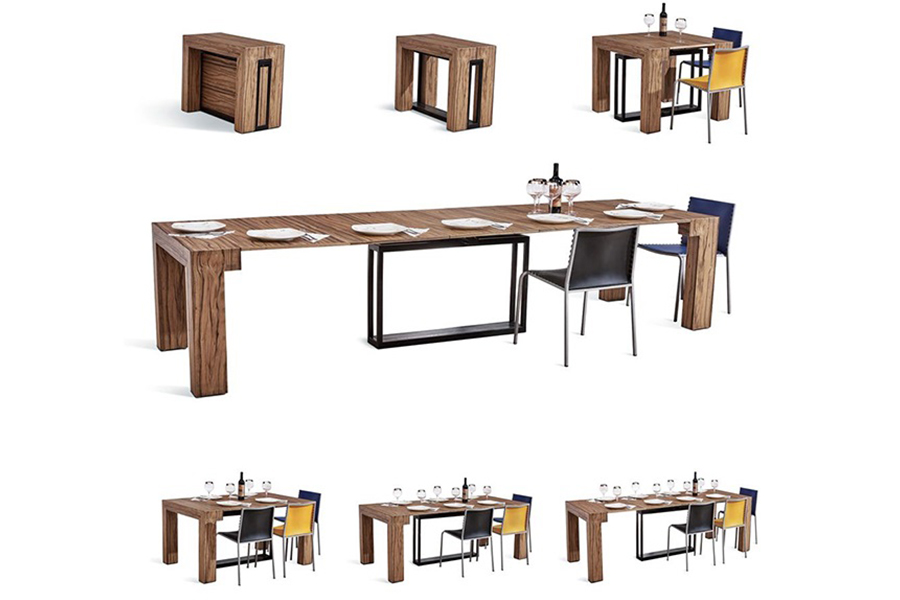 Function Extendable table HMJB-TM-60 transformative dining table