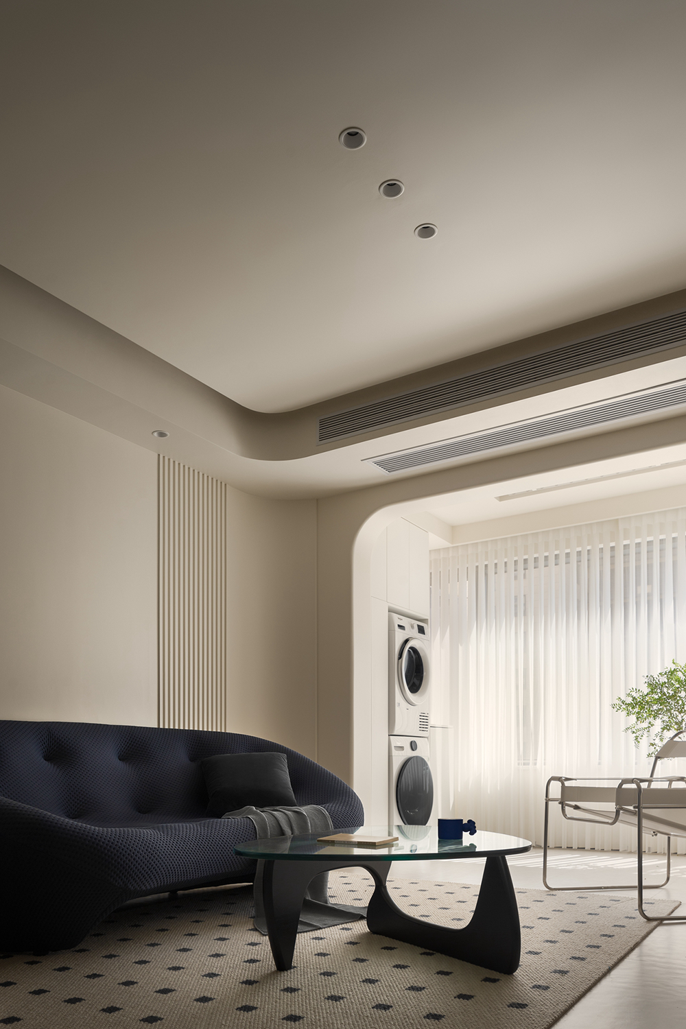 minimalist cream style apartment