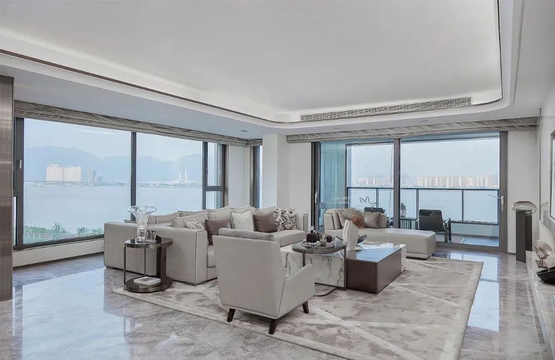 panoramic river view mansion