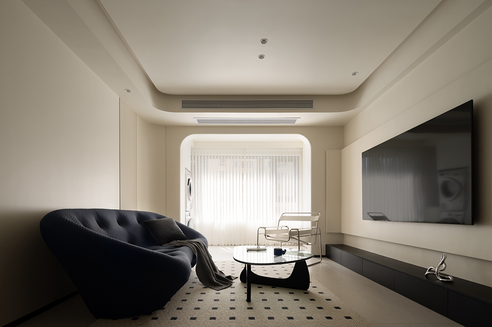 minimalist cream style apartment