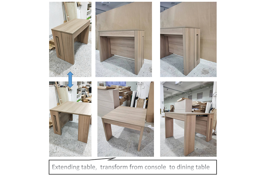 Function Extendable table HMJB-TM-57 movable console to dining table