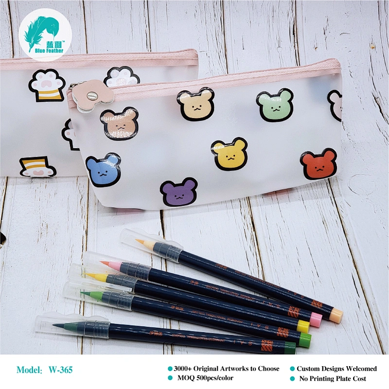 Translucent cosmetic bag