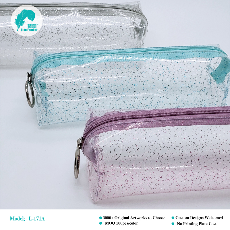 Transparent cosmetic bag