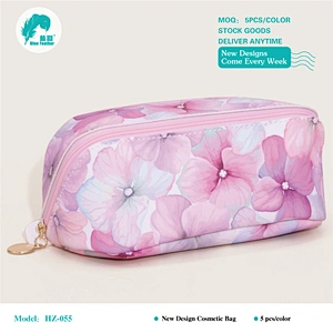 Floral pattern cosmetic bags