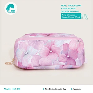 Floral pattern cosmetic bags
