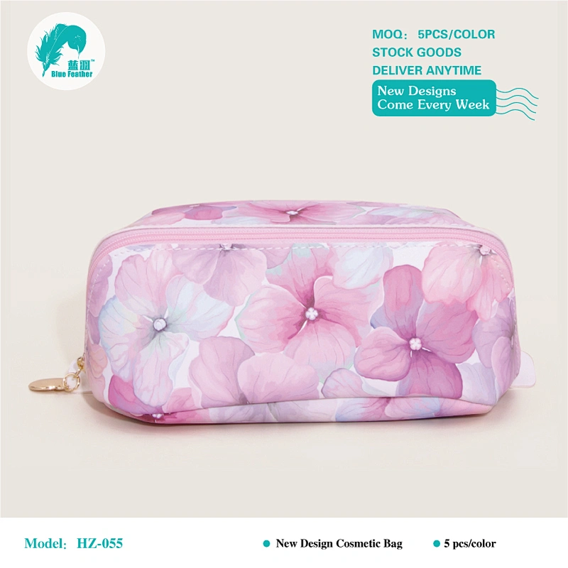 Floral pattern cosmetic bags