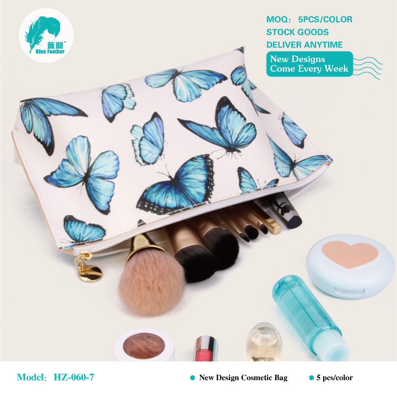 HZ-060-7 Blue butterfly bag