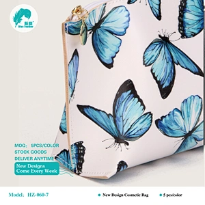 HZ-060-7 Blue butterfly bag