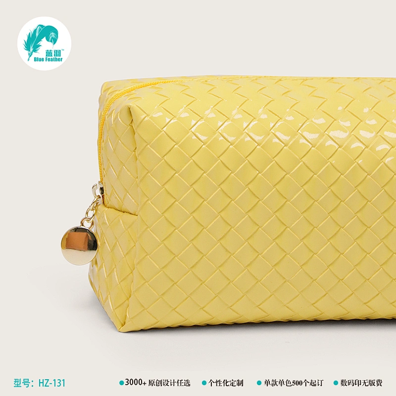 化妆包 黄色简易化妆包新品