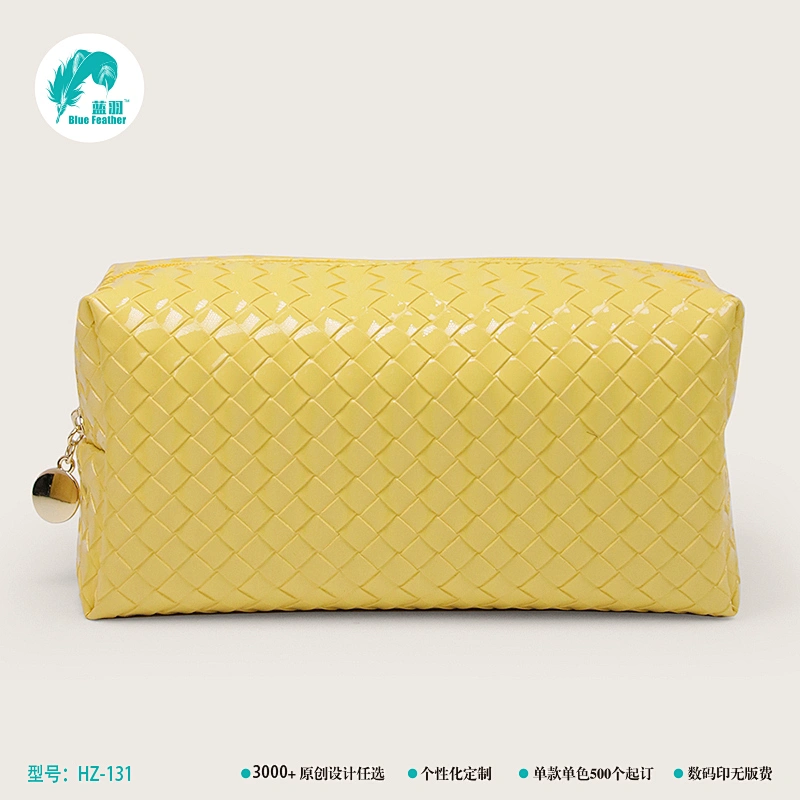 化妆包 黄色简易化妆包新品