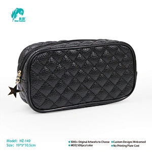 Black color makeup bags