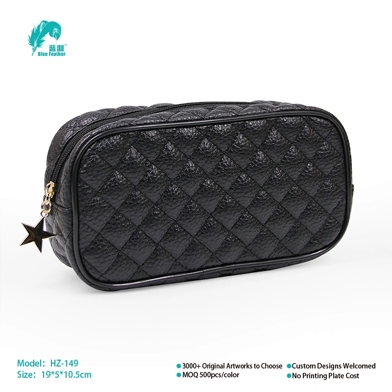 Black color makeup bags