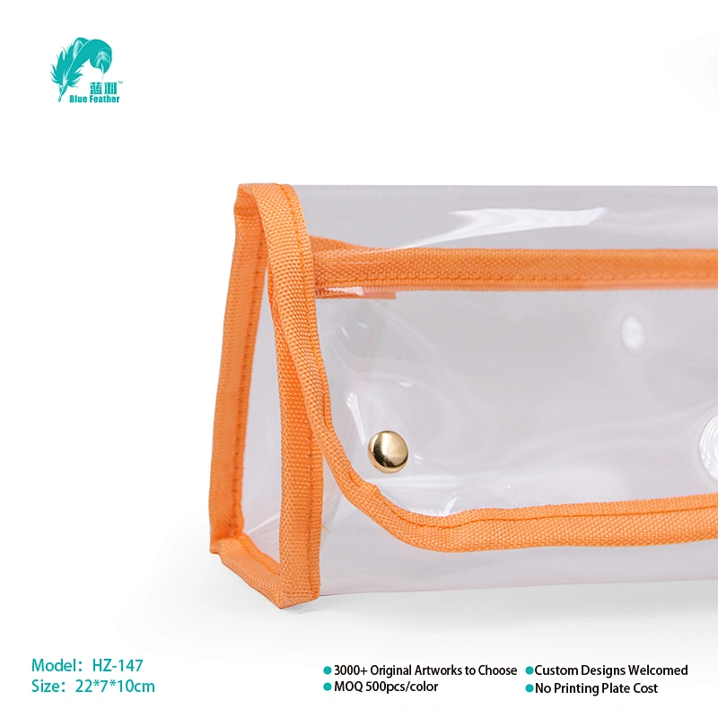 Transparent cosmetic bags