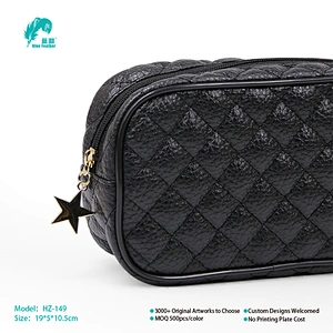 Black color makeup bags