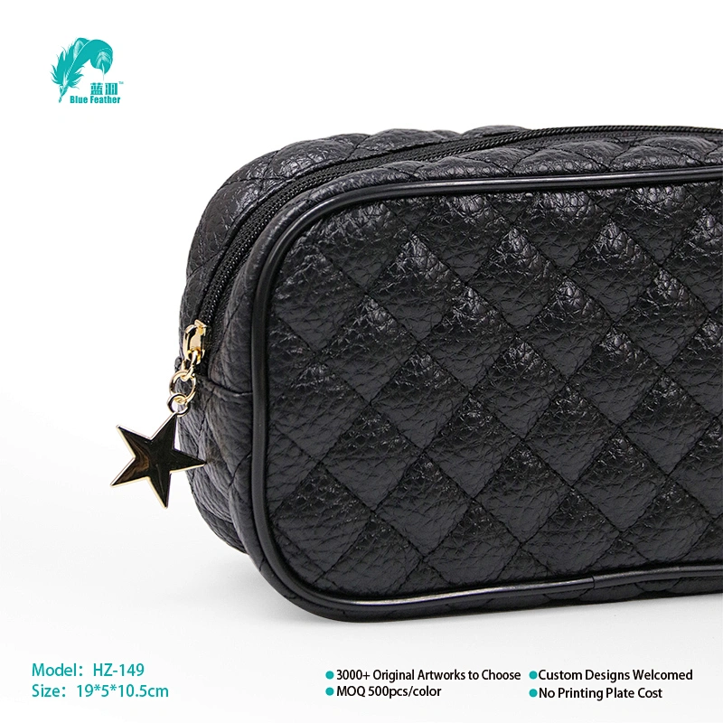 Black color makeup bags