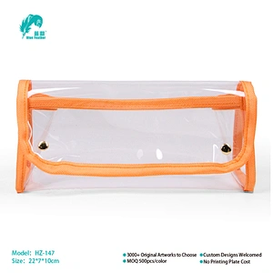 Transparent cosmetic bags