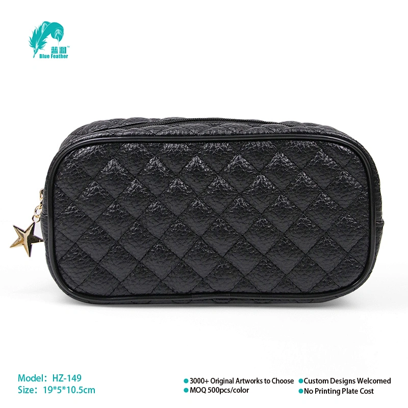 Black color makeup bags