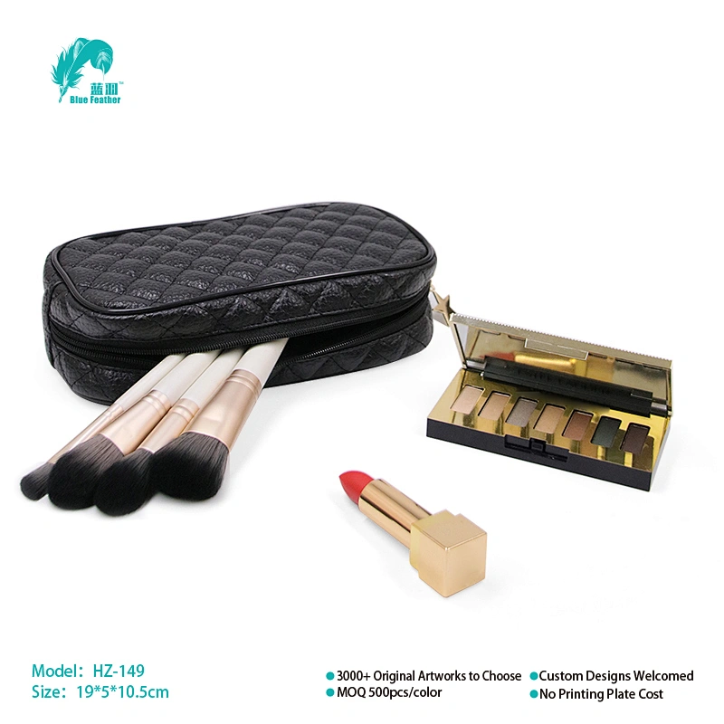 Black color makeup bags